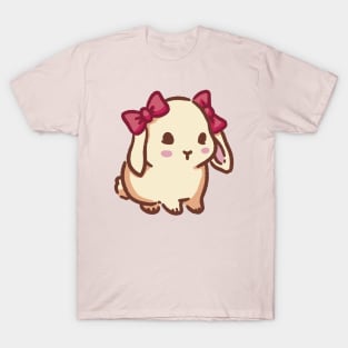 Cute coquette bunny with bows T-Shirt